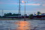 Unit train with tank cars at Oakwood yard